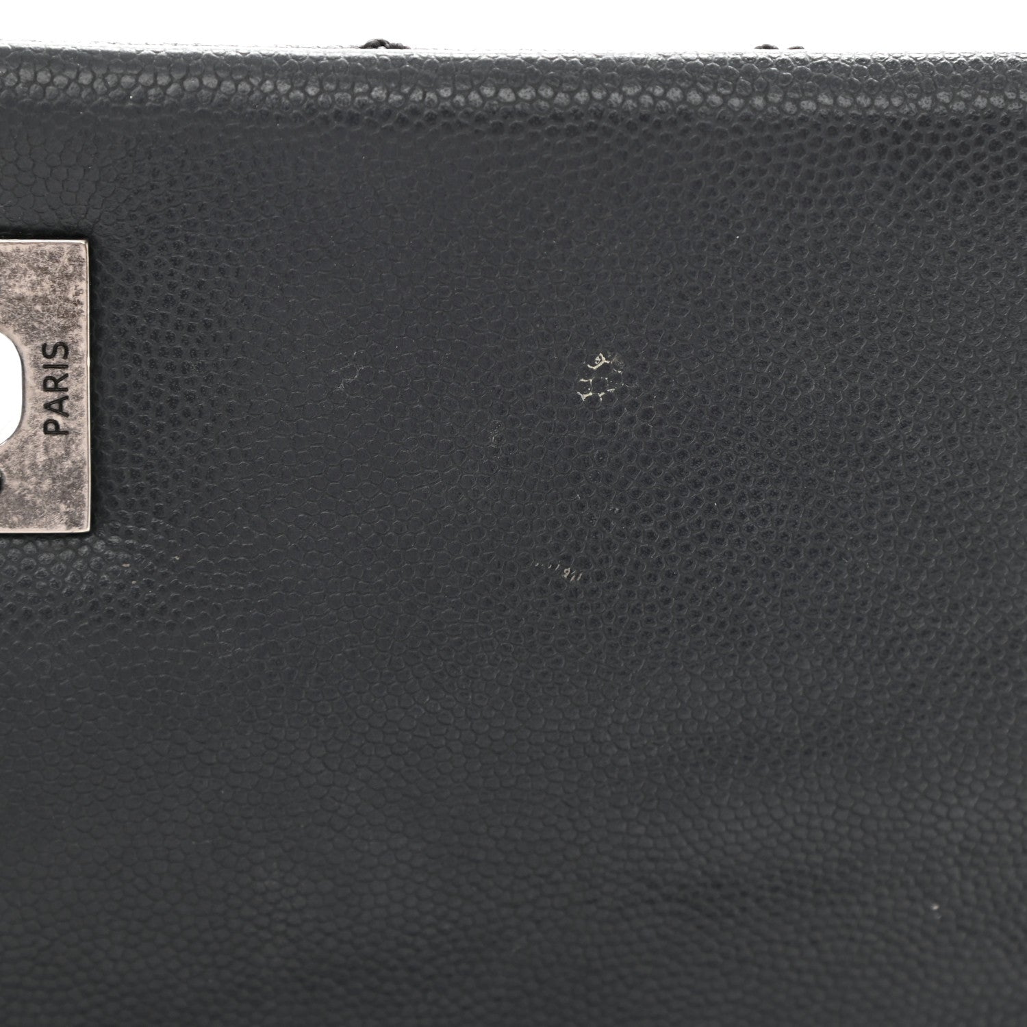 Chanel Caviar Quilted Small Coco Handle Flap Grey 13 of 15