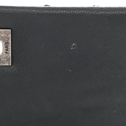 Chanel Caviar Quilted Small Coco Handle Flap Grey 13 of 15