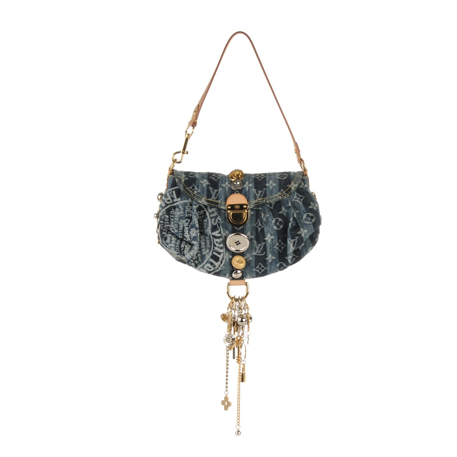 Louis Vuitton Denim Raye Judy Blame Mini Pleaty 1 of 7