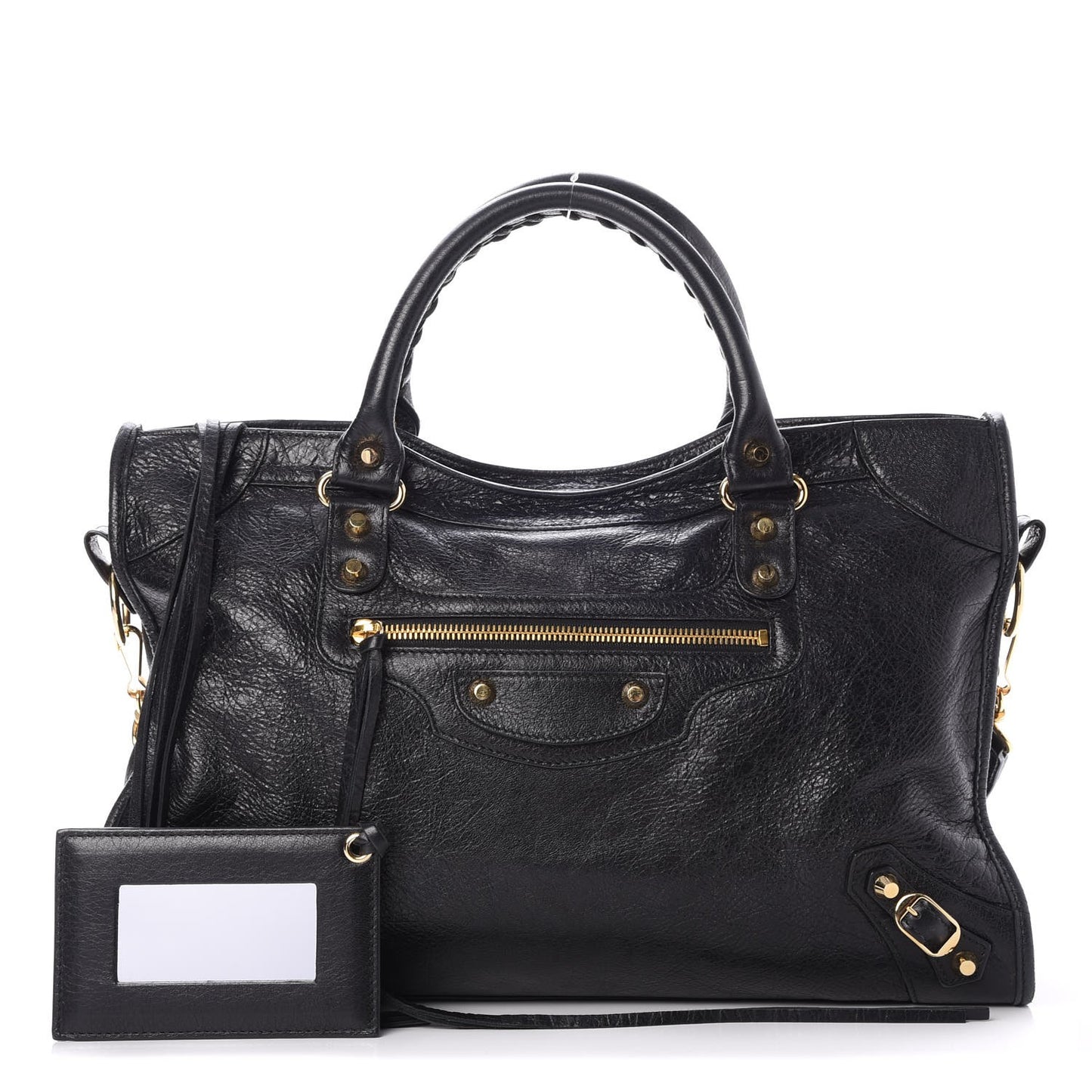 Agneau Classic Gold Hardware City Black