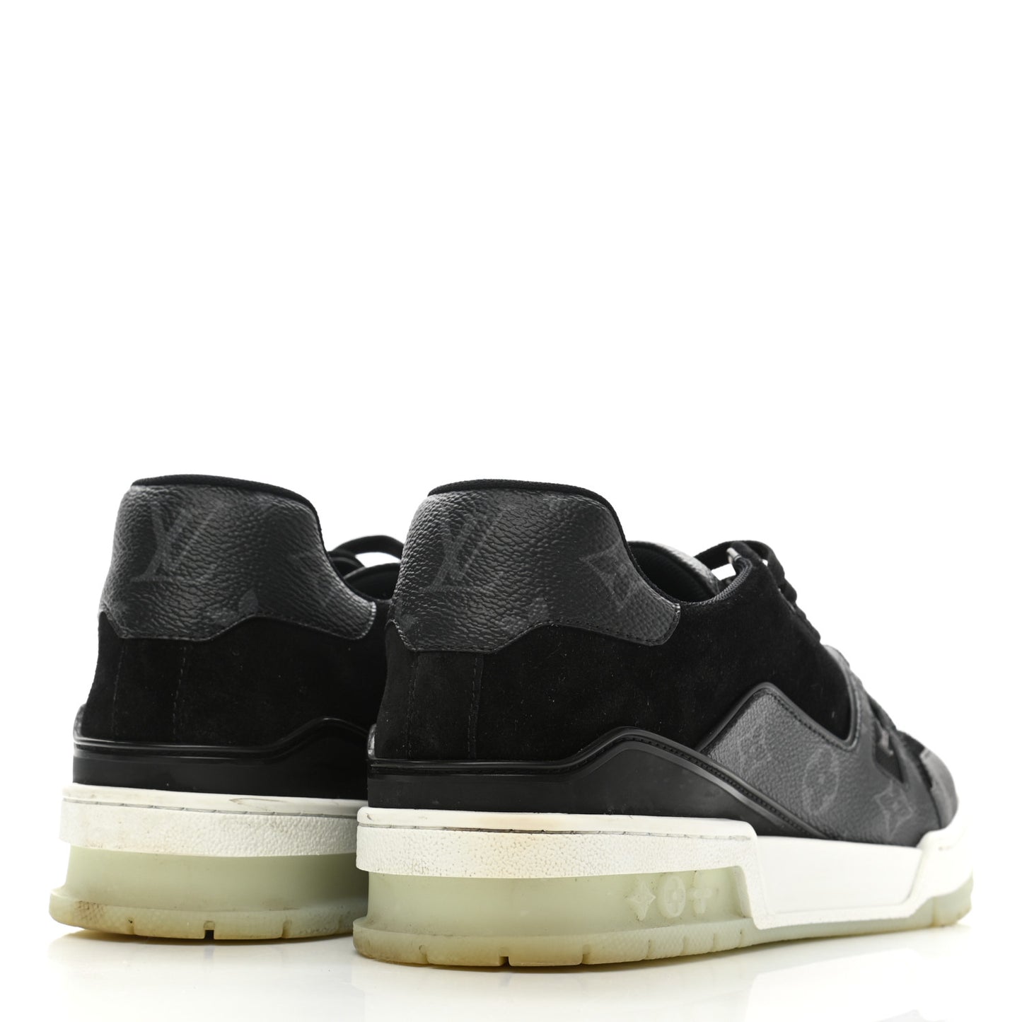 Calfskin Monogram Eclipse Mens LV Trainer Sneakers 8