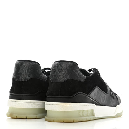 Louis Vuitton Calfskin Monogram Eclipse Mens LV Trainer Sneakers 8 4 of 11