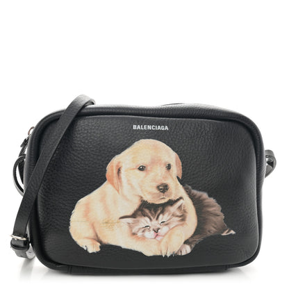 Balenciaga Calfskin Puppy And Kitten S Everyday Camera Bag Black 1 of 12