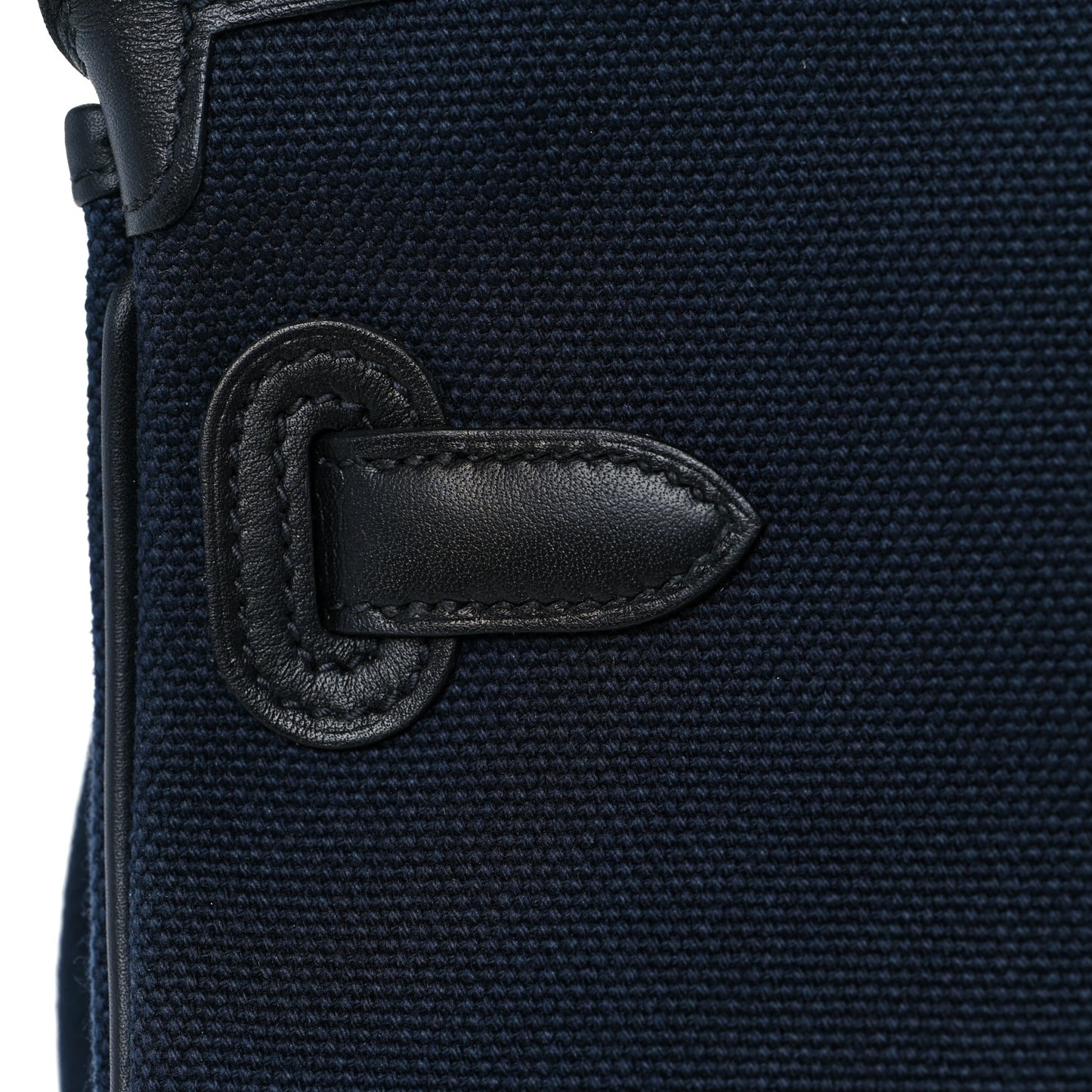 Goeland Toile Swift Cargo Birkin 35 Bleu Marine
