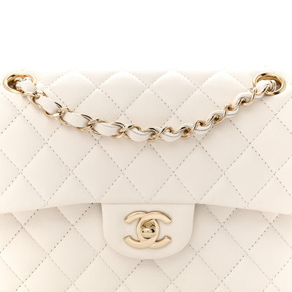 Chanel Caviar Quilted Small Double Flap White 9 of 12