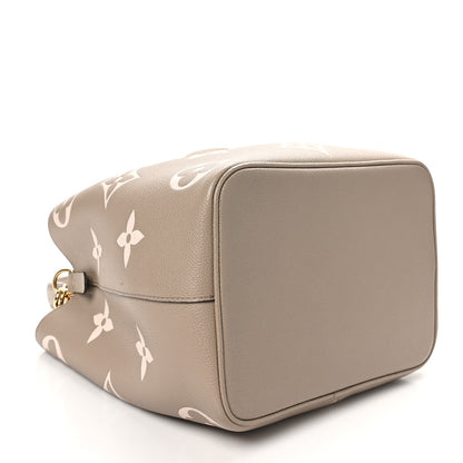 Louis Vuitton Empreinte Monogram Giant Neonoe MM Tourterelle Creme 5 of 10