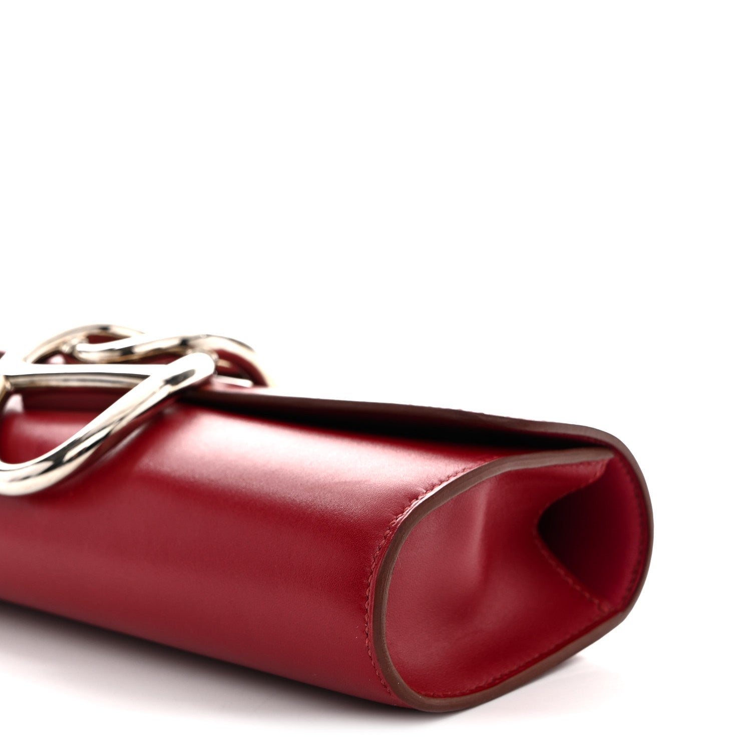 Hermes Tadelakt Egee Clutch Rouge Vif 10 of 11