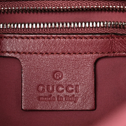 Gucci GG Supreme Monogram Blooms Small Single Buckle Backpack Beige Multicolor Dry Rose 6 of 10