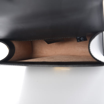Gucci Calfskin Mini Sylvie Chain Shoulder Bag Black 5 of 7