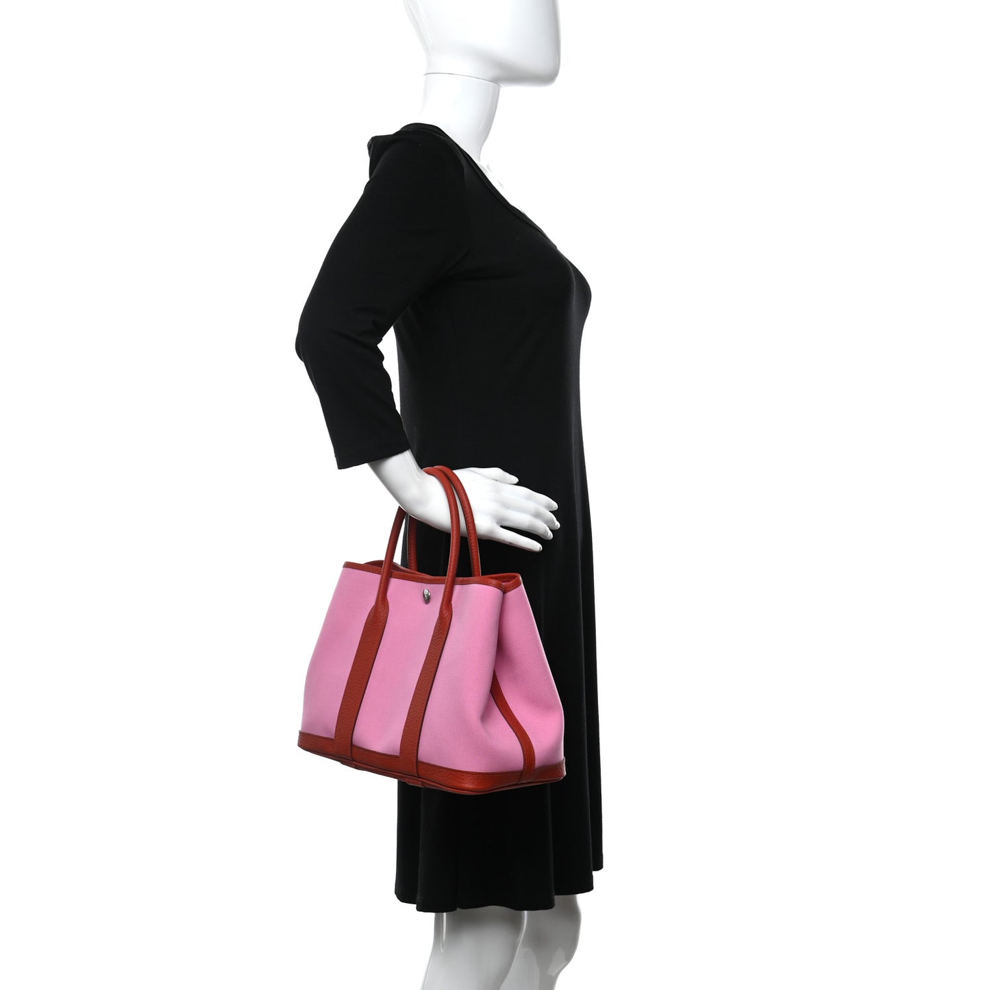 Toile Militaire Vache Country Garden Party Tote 30 Bubblegum Rouge Duchesse