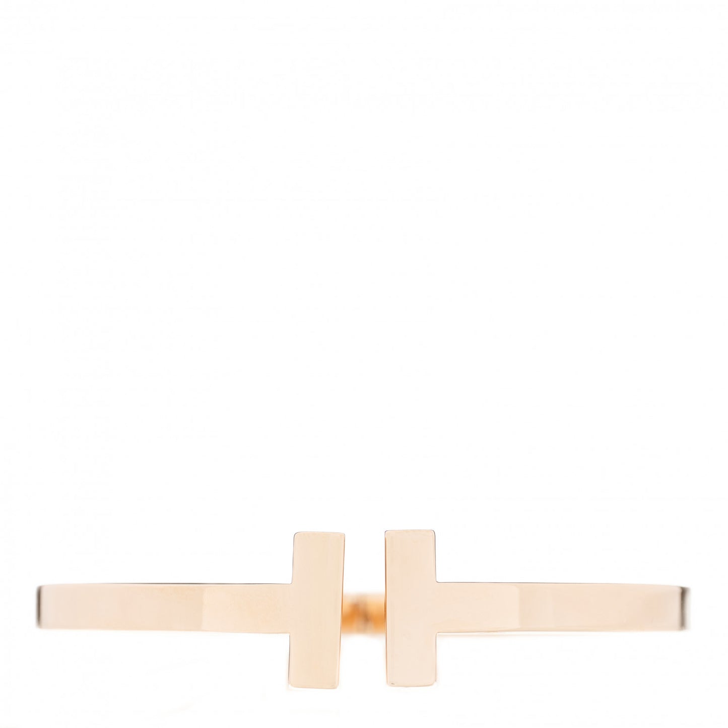 18K Rose Gold T Square Bracelet