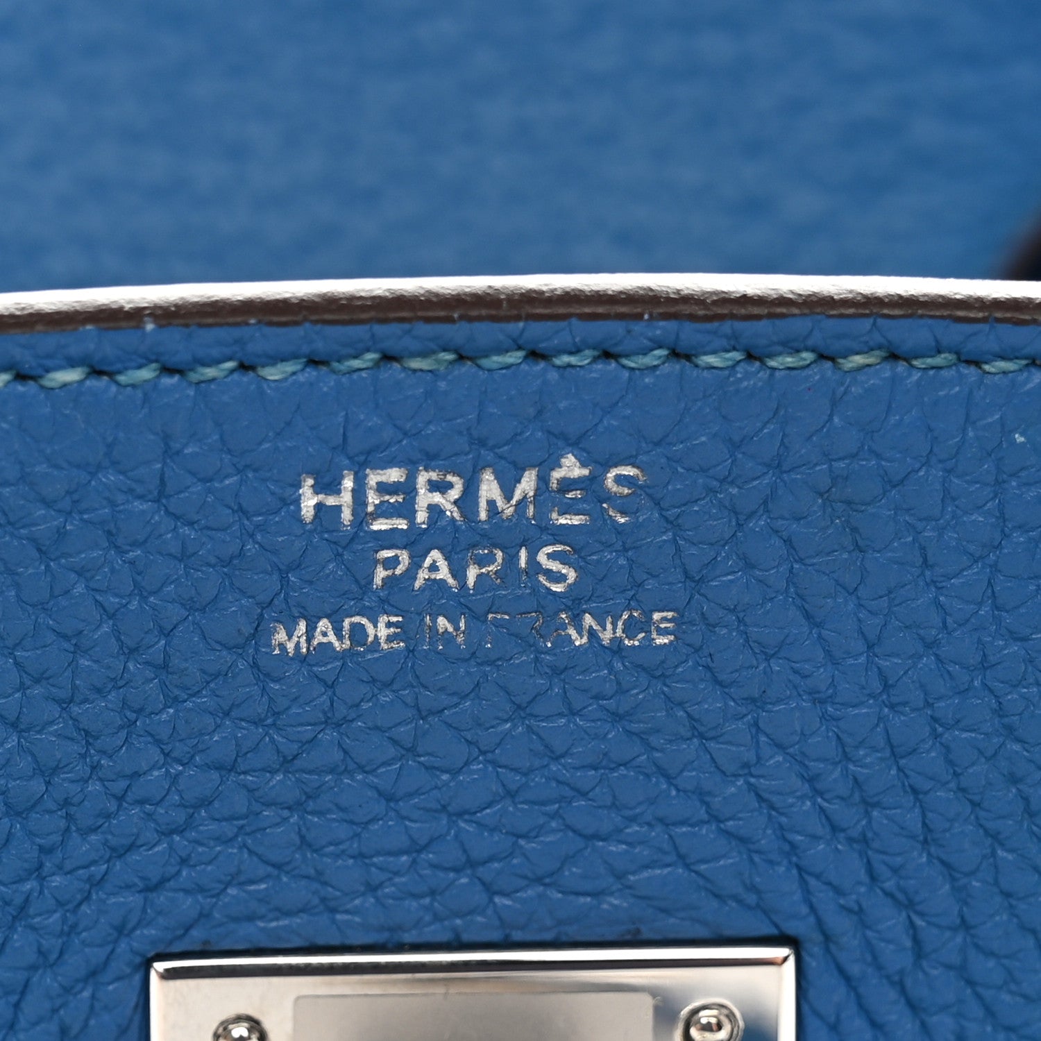 Hermes Taurillon Clemence Birkin 30 Mykonos 6 of 13