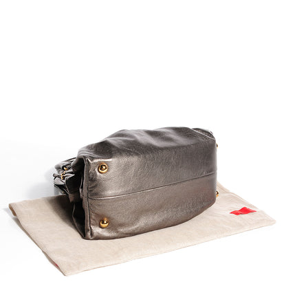 Valentino Garavani Calfskin Vanite Studded Dome Bag Metallic Copper 4 of 8