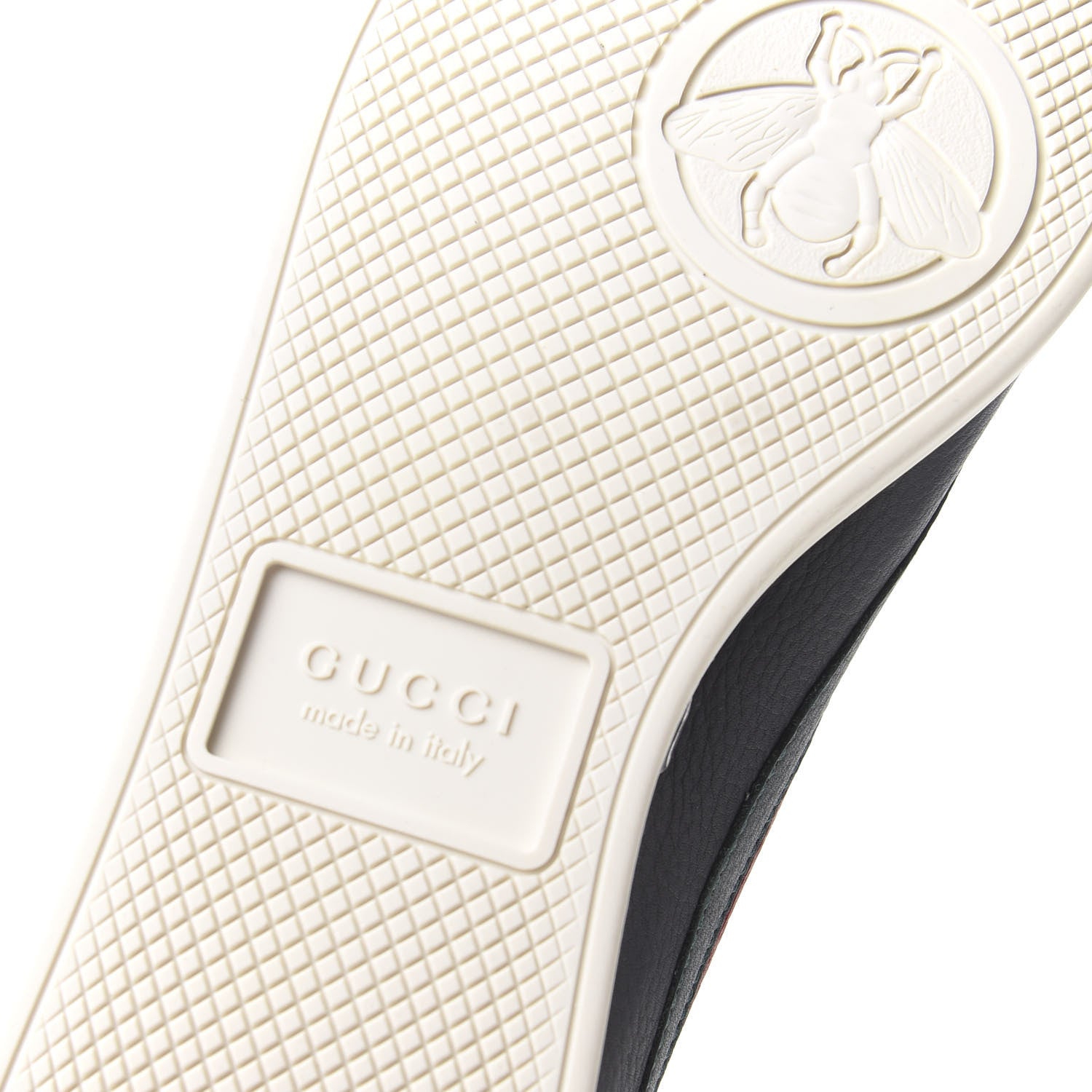 Gucci Calfskin Mens Web Falacer Sneakers 8 Black 7 of 8