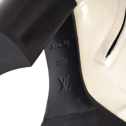 Louis Vuitton Patent Calfskin Spaceship Star Trail Ankle Boots 39.5 White 6 of 11