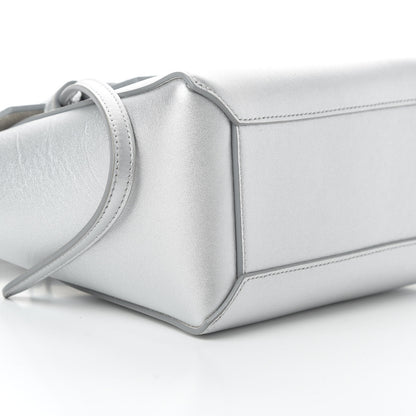 Celine Laminated Calfskin Nano Belt Bag Silver 11 of 12