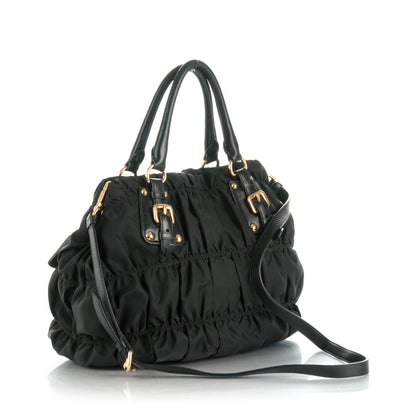 Prada Tessuto Nylon Gaufre Tote Nero Black 4 of 9