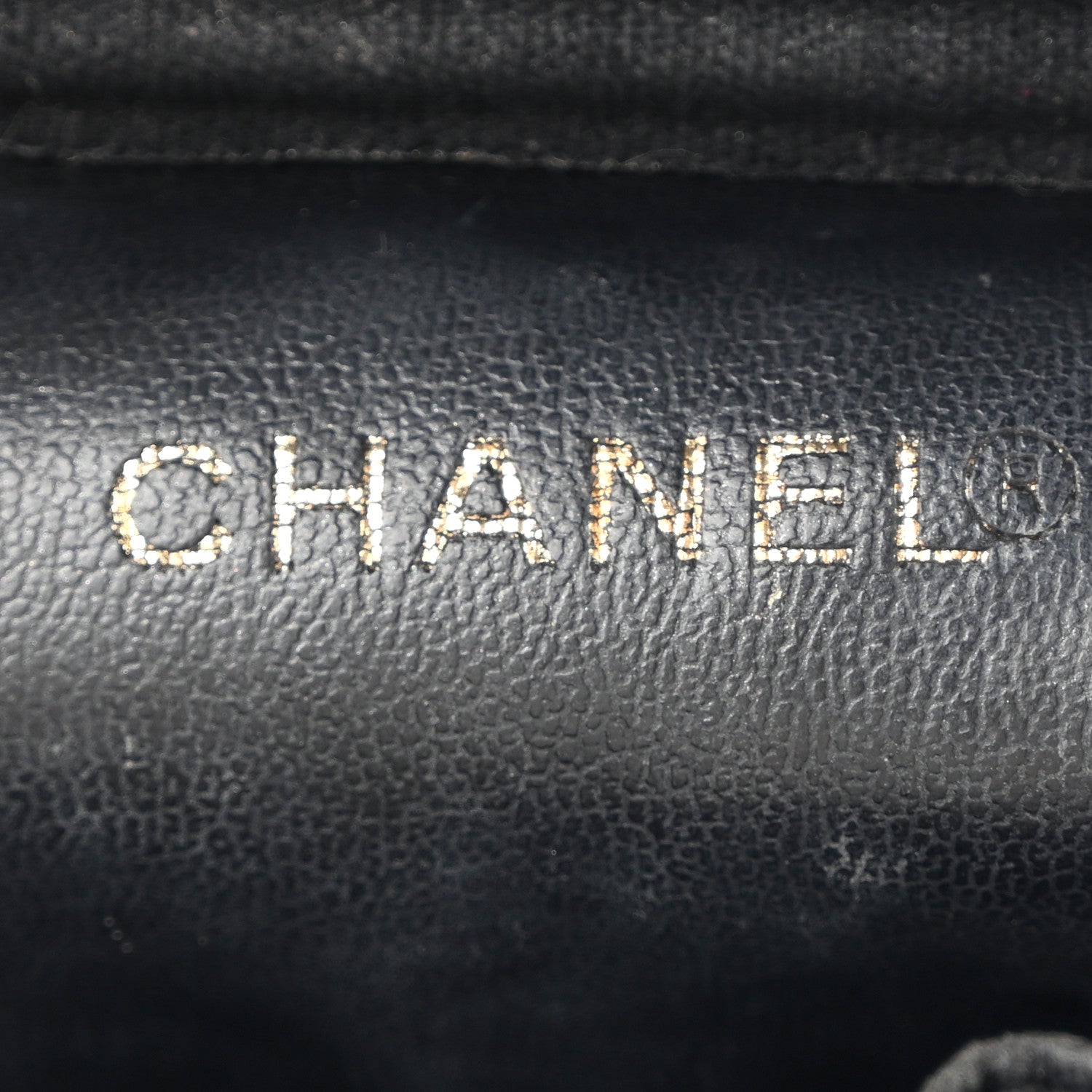 Chanel Caviar Vanity Cosmetic Case Black 6 of 10