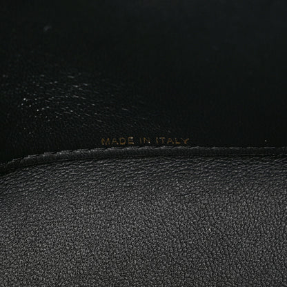 Valentino Garavani Brushed Calfskin Rockstud Flip Lock Chain Shoulder Bag Black 7 of 14