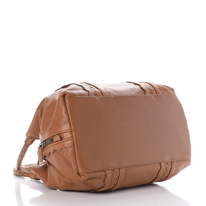 Bottega Veneta Nappa Perforated Scalloped Tote Noce 4 of 7