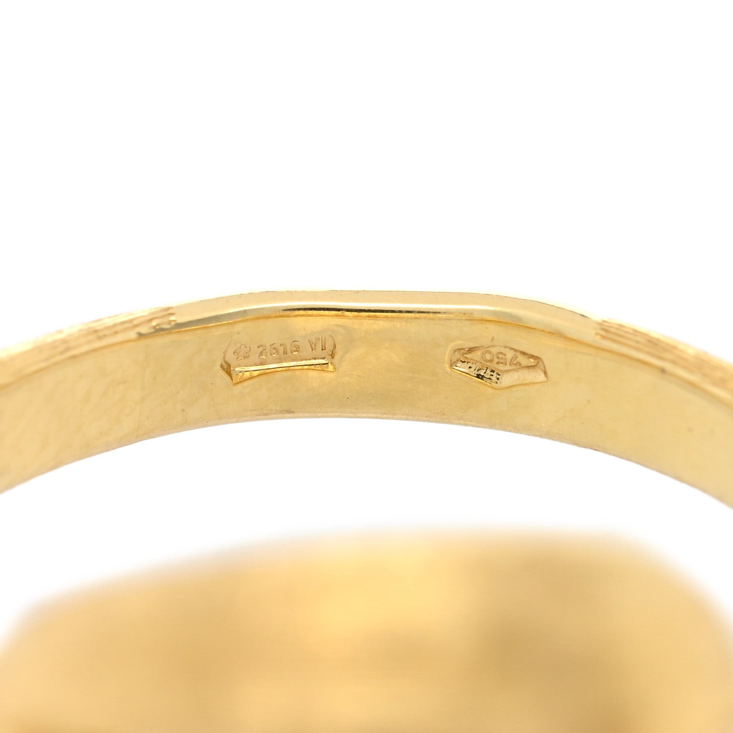 Marco Bicego 18K Yellow White Gold Diamond Lucia Ring 55 7.25 4 of 4