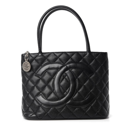 Chanel Caviar Quilted Medallion Tote Black 1 of 12