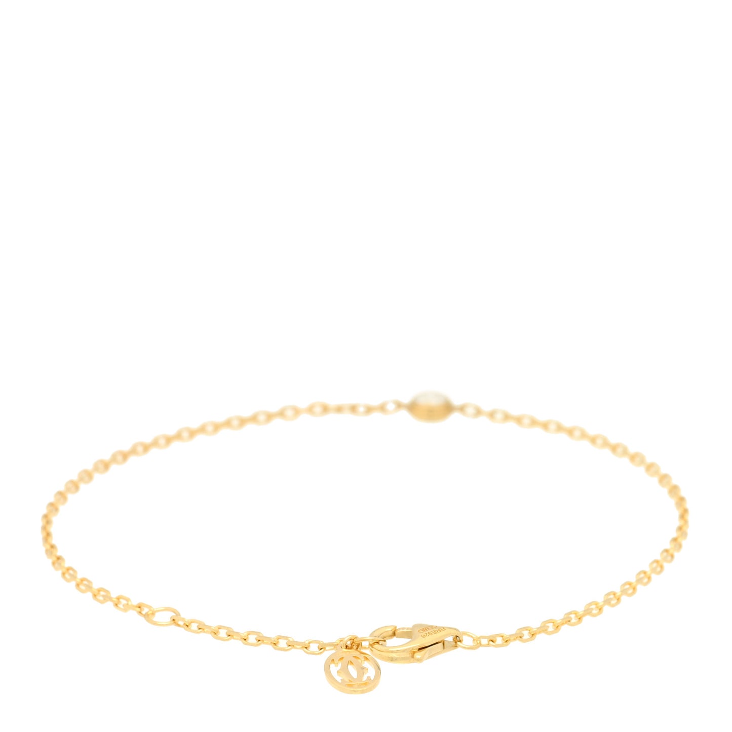 18K Yellow Gold Diamond LM D'Amour Bracelet