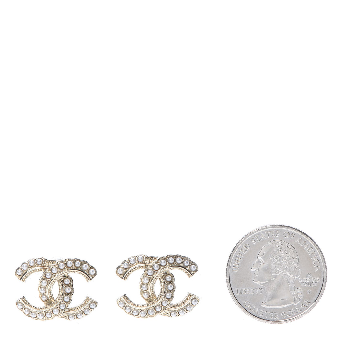 Pearl Queen of France CC Earrings Gold