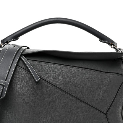 Loewe Calfskin Medium Puzzle Bag Grey 7 of 12