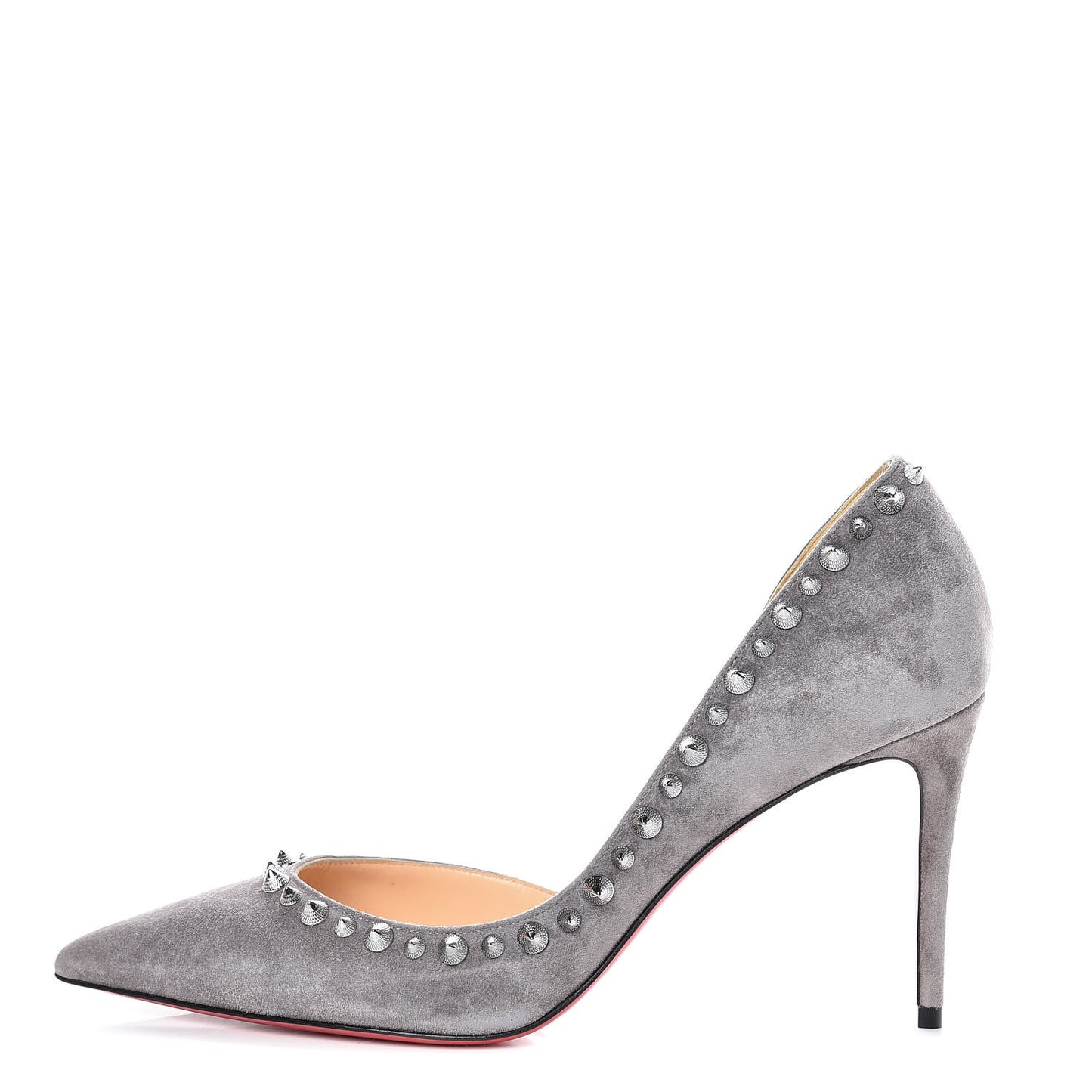 Veau Velours Irishell 85 Pumps 38 Storm Gun Metal