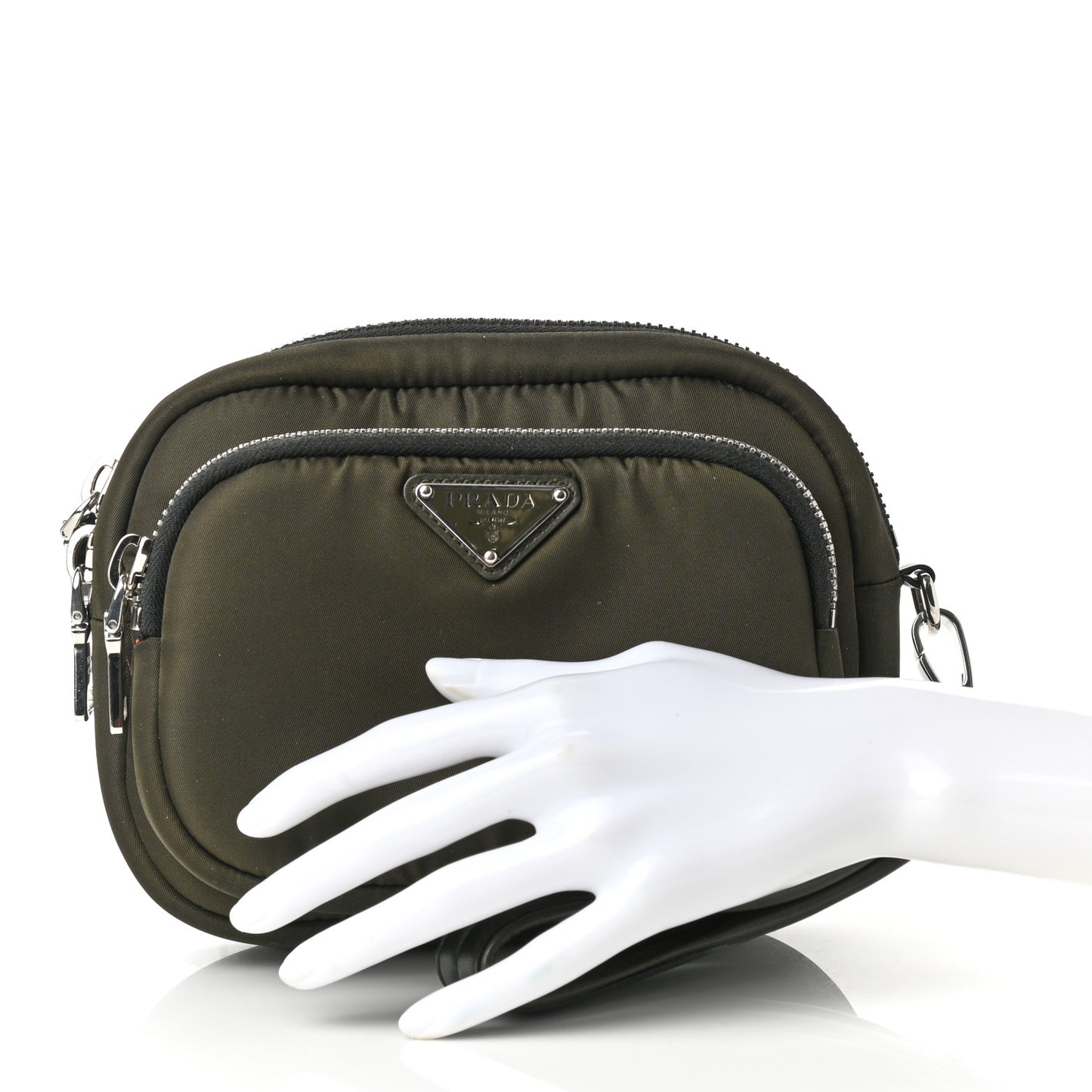 Tessuto Small Wristlet Mimetico