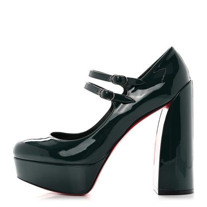 Christian Louboutin Patent Movida Jane 130 Platform Pump 41 Vosges 1 of 8