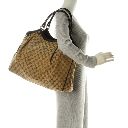Gucci Monogram Large Sukey Tote Dark Brown 2 of 13
