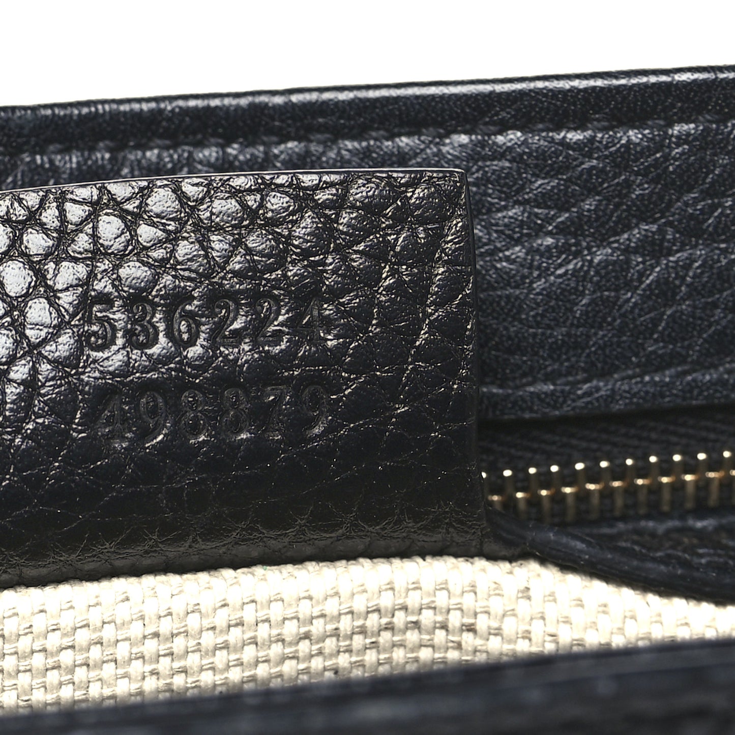 Pebbled Calfskin Medium Soho Flap Crossbody Black
