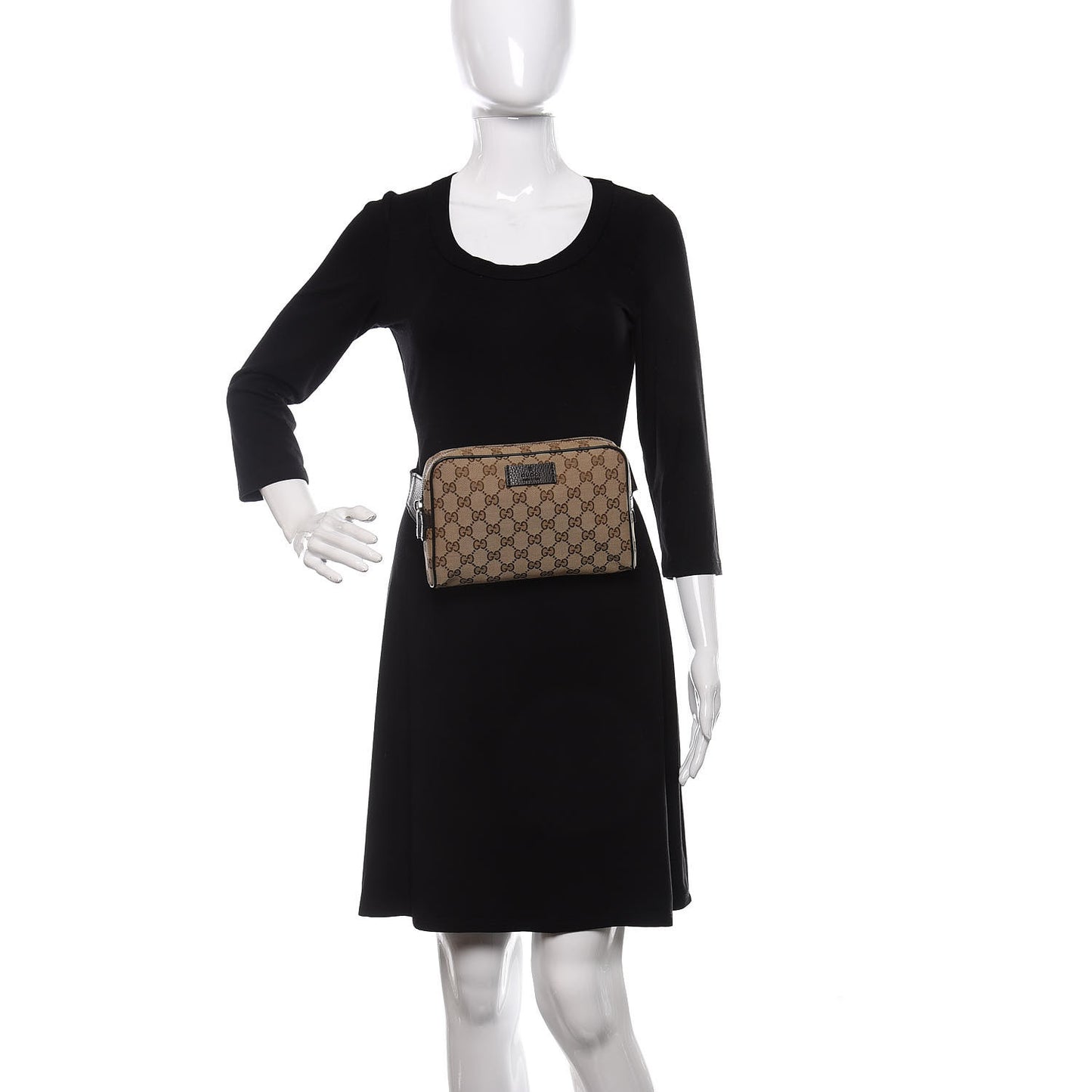Monogram Belt Bag Dark Brown