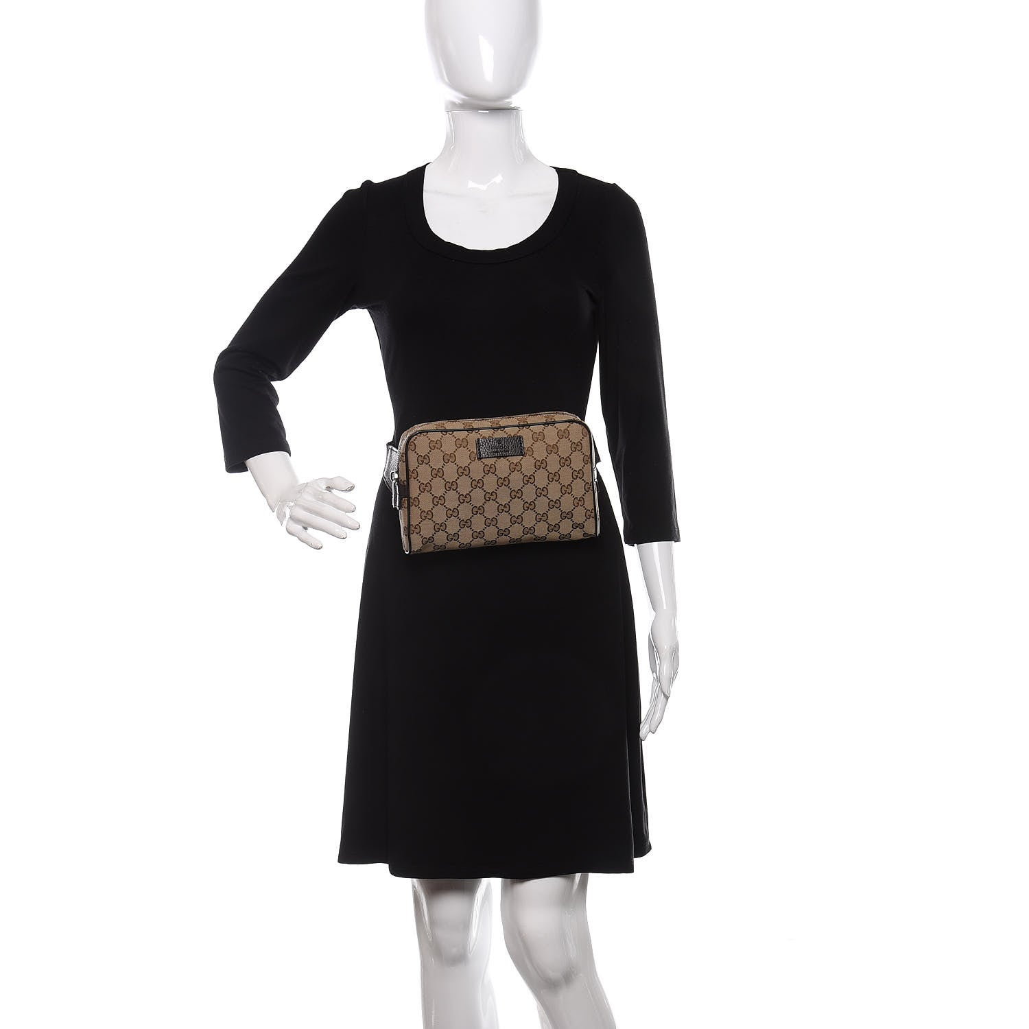 Gucci Monogram Belt Bag Dark Brown 2 of 10