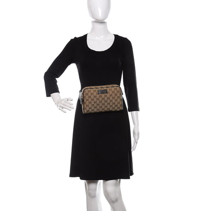Gucci Monogram Belt Bag Dark Brown 2 of 10