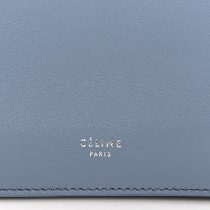 Celine Smooth Calfskin Mini Clasp Bag Medium Blue 6 of 10