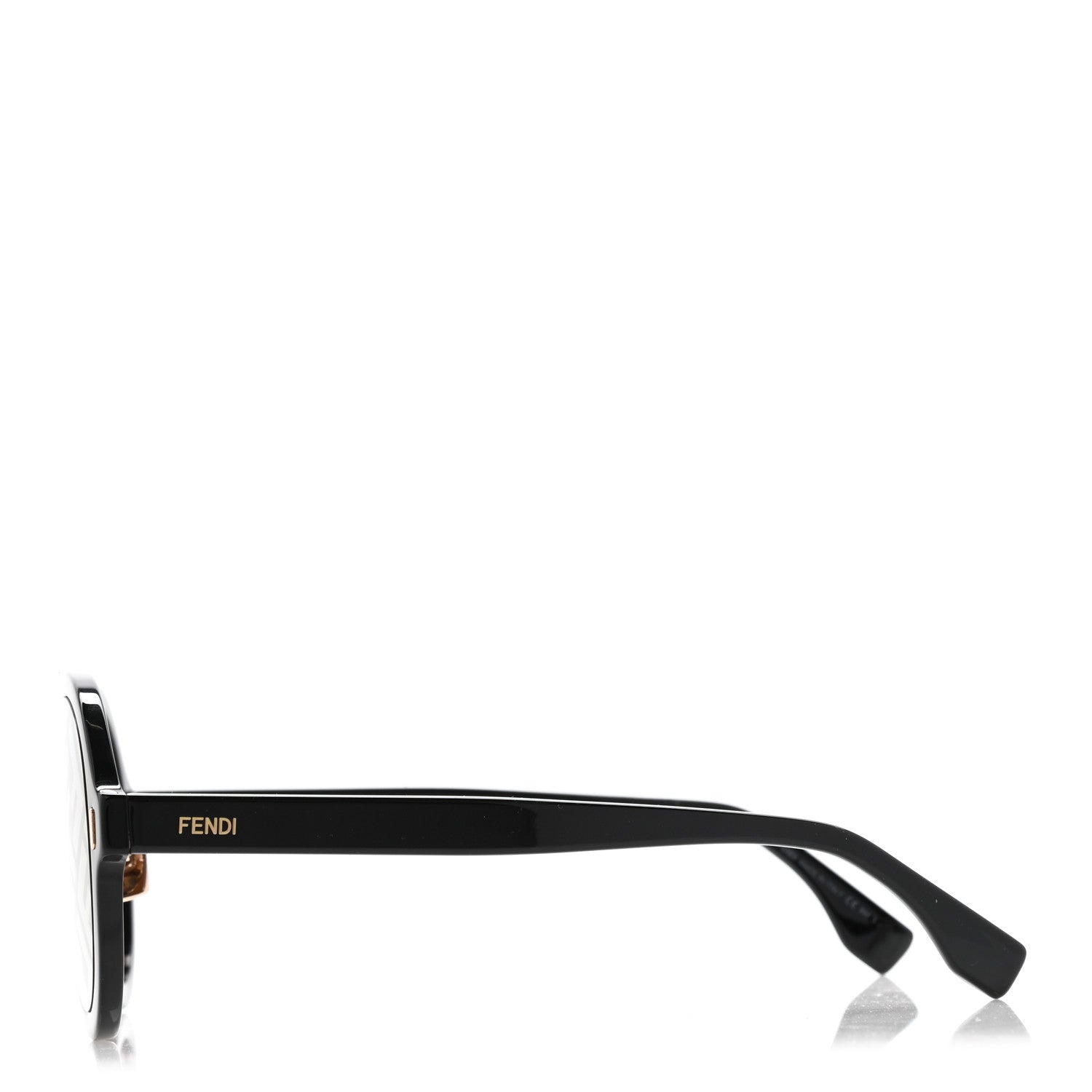 Fendi Acetate FF Aviator Sunglasses FF M0104/S Black 3 of 9