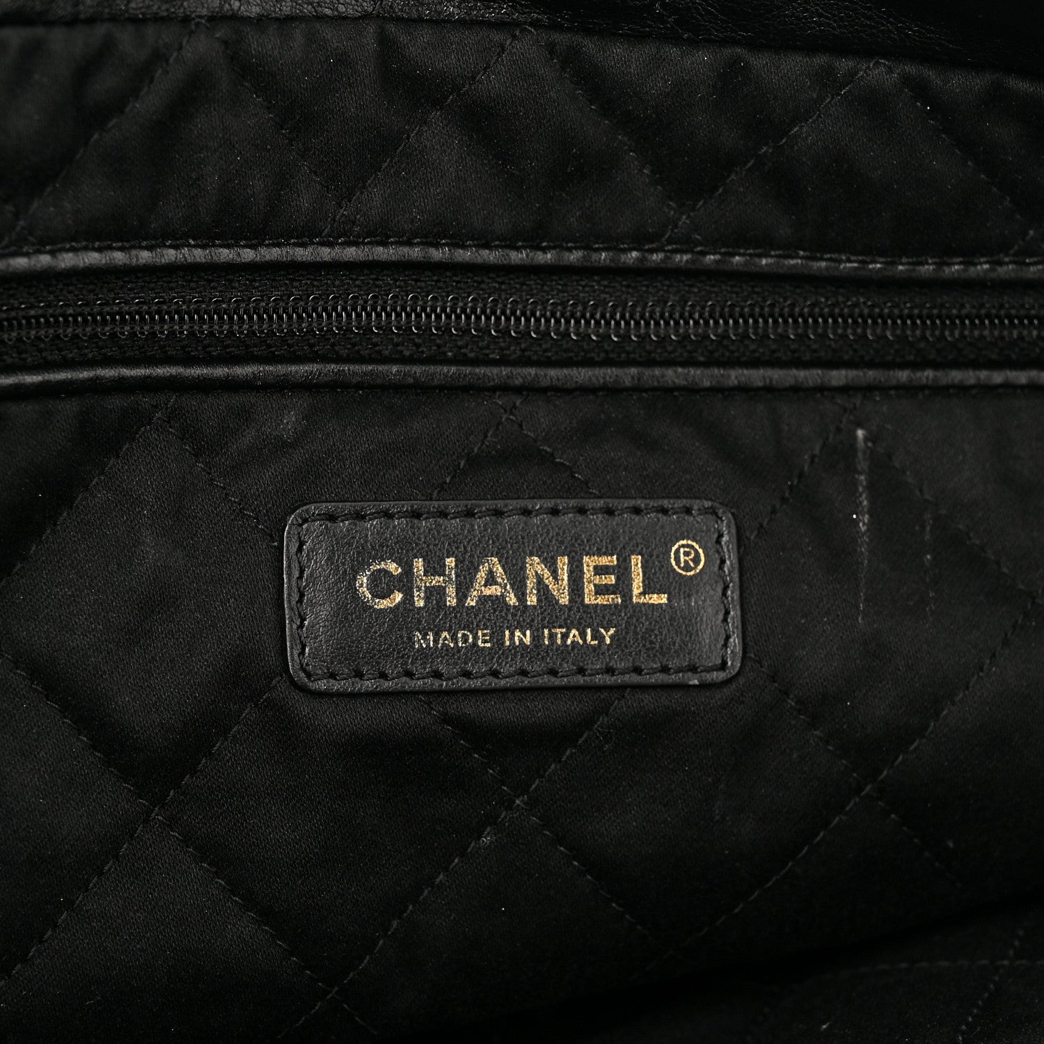 Chanel leather tote black 6 of 14