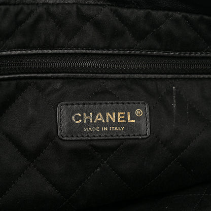 Chanel leather tote black 6 of 14