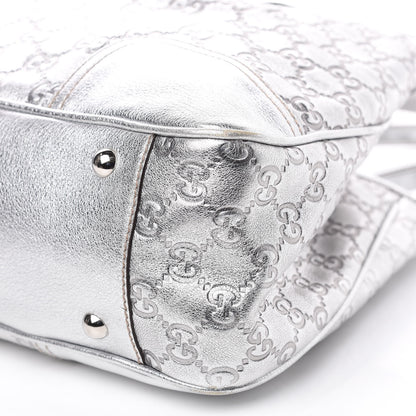 Gucci Guccissima Medium Princy Tote Silver 8 of 9