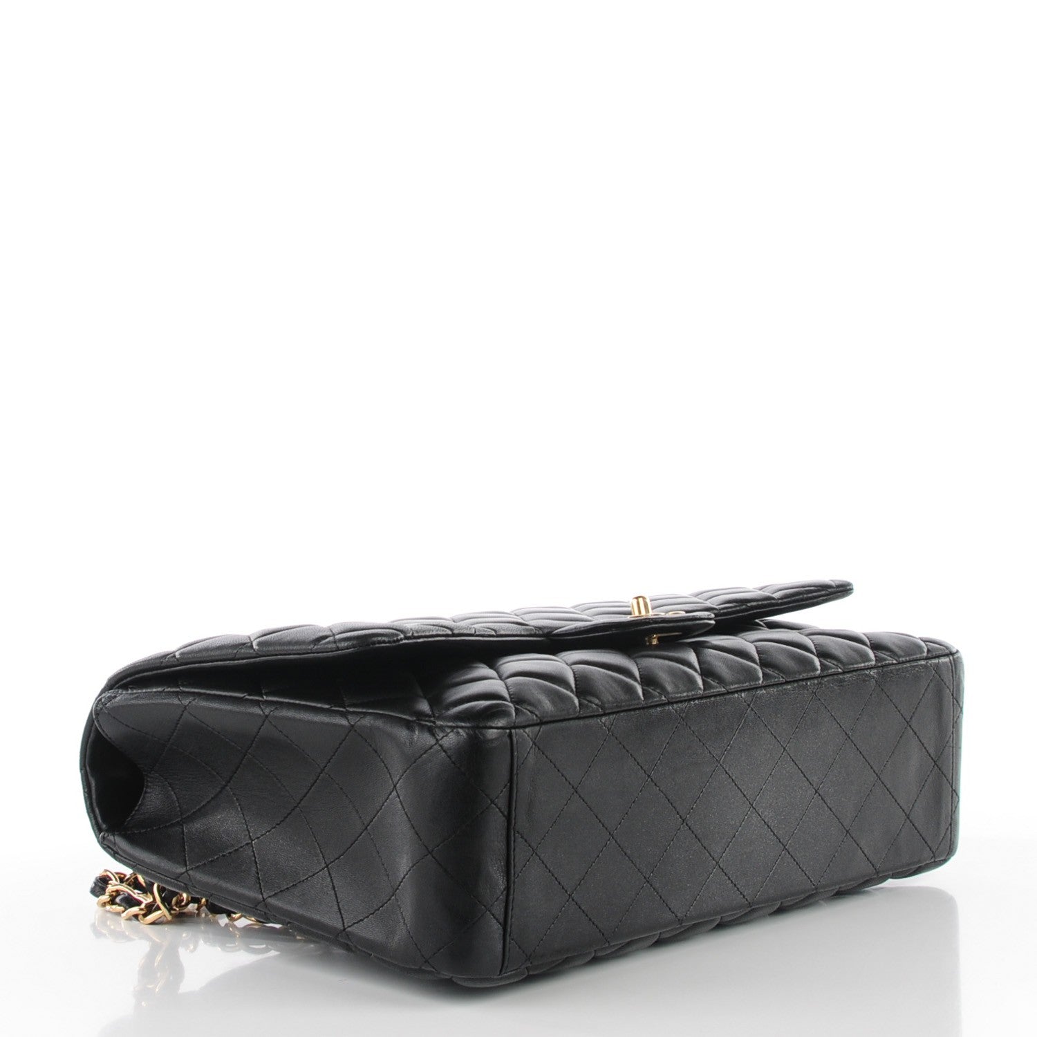 Chanel Lambskin Quilted Maxi Single Flap Black 4 of 8