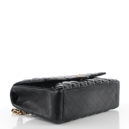 Chanel Lambskin Quilted Maxi Single Flap Black 4 of 8
