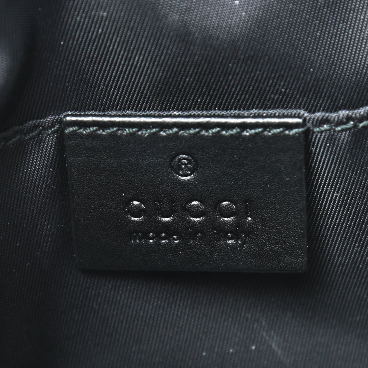 Canvas Web Tiger Embroidered Messenger Bag Black