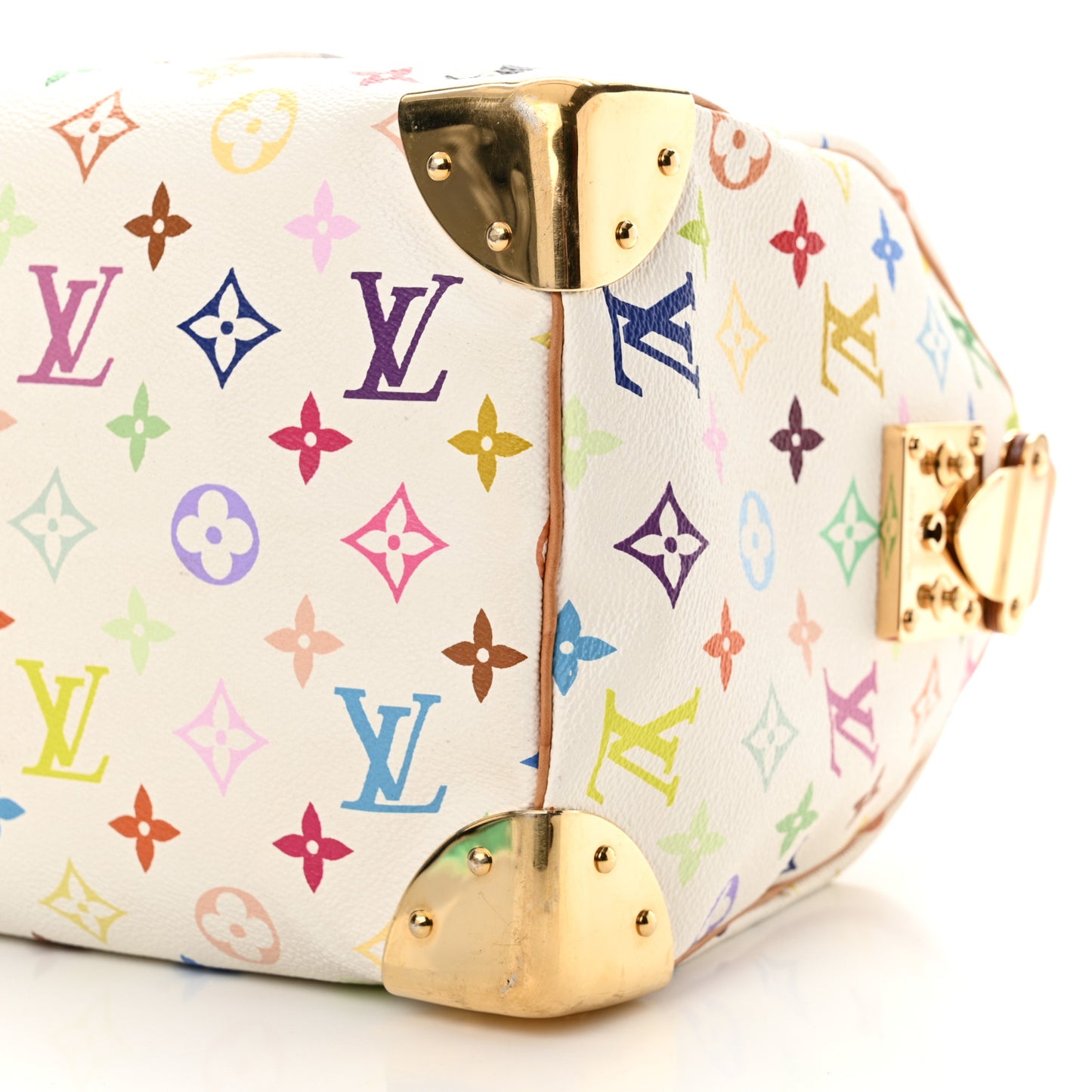 Monogram Multicolor Speedy 30 White