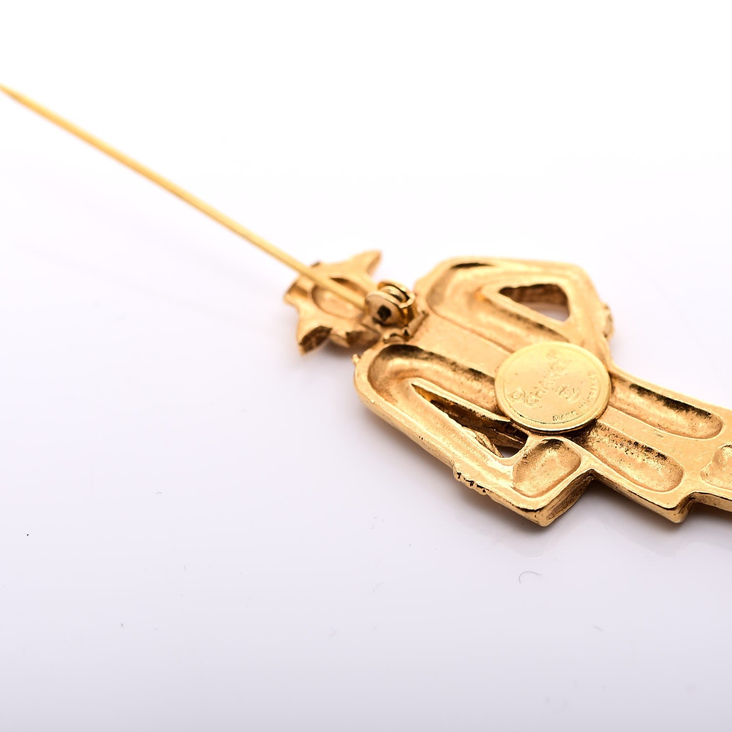 Chanel Coco Figurine Pin Brooch Gold 5 of 5