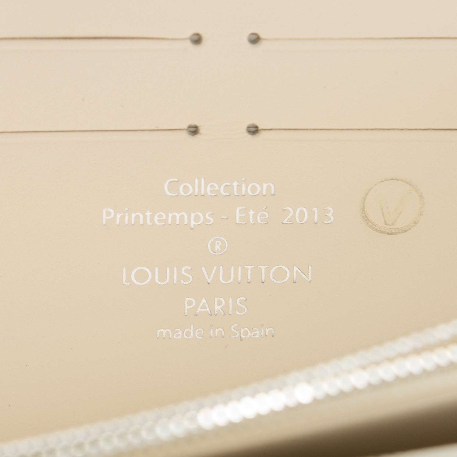 Louis Vuitton Shiny Calf Damier Facette Zippy Wallet Camel 6 of 7
