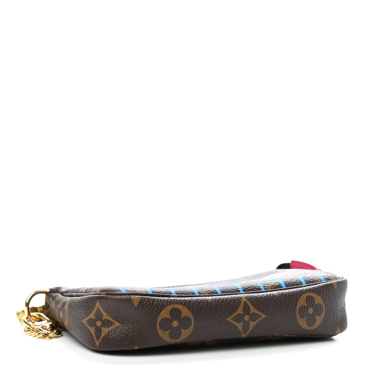 Monogram 2020 Christmas Animation Roller Coaster Mini Pochette Accessories Pivoine
