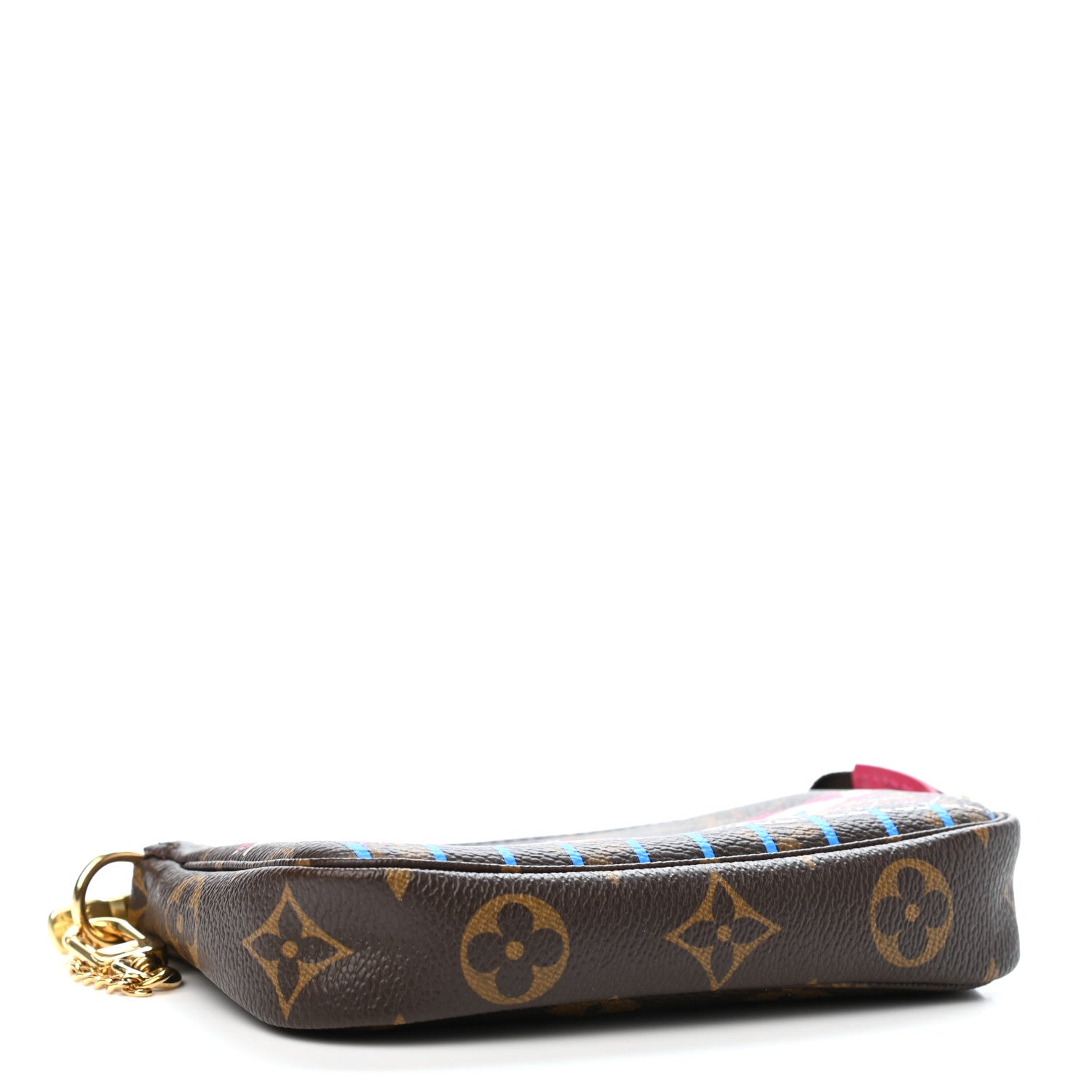 Louis Vuitton Monogram 2020 Christmas Animation Roller Coaster Mini Pochette Accessories Pivoine 3 of 4